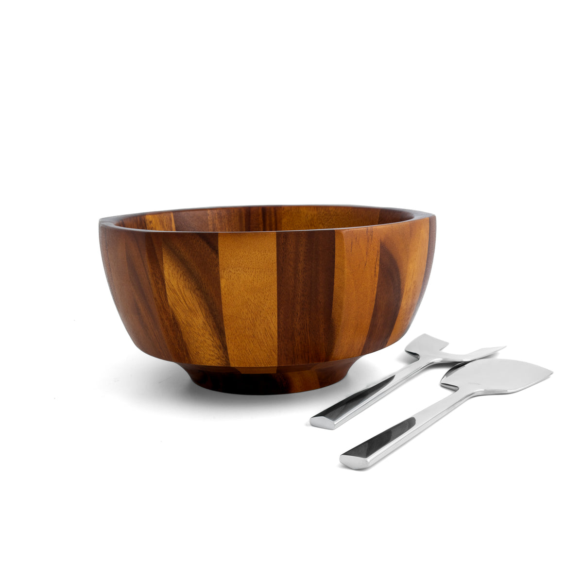 Rivet Salad Bowl and Servers