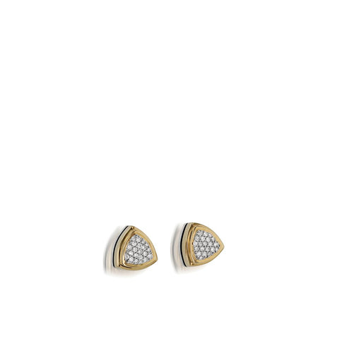 Arrivo Pave Diamond Stud Earrings