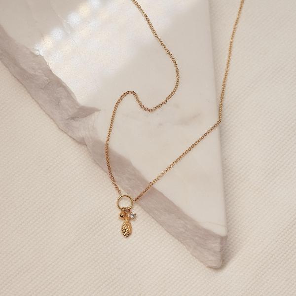 ALMA | Diamond Charm Necklace