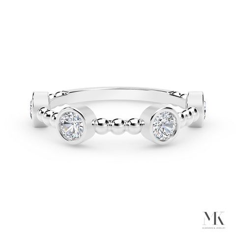 The Forevermark Tribute™ Collection Round Diamond Ring 0.32 ctw.