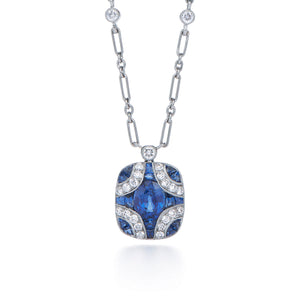 Sapphire & Diamond Argyle Pendant
