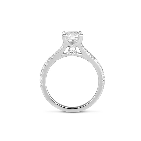 Designer Split Band Engagement Ring