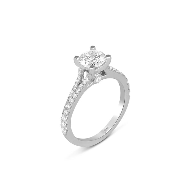 Designer Split Band Engagement Ring